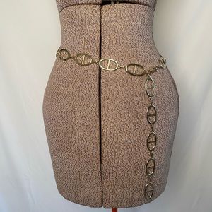 Michael Kors Oval Chain Belt